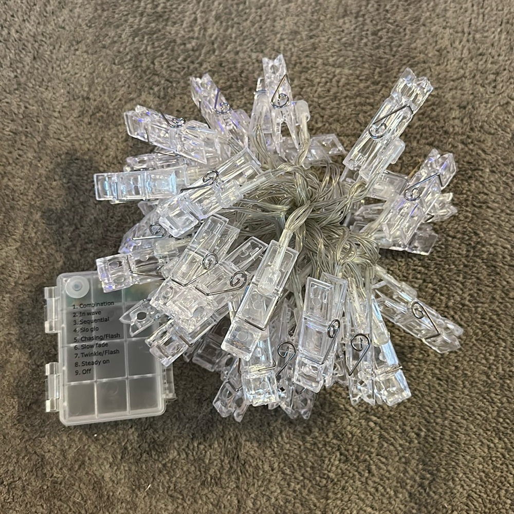 hanging picture clip lights